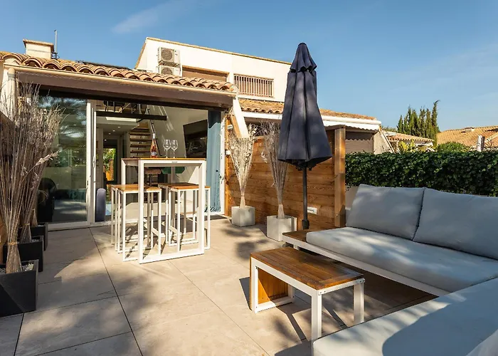 Villa Design 2 Chambres Terrasses Heliovillage - Village Naturiste Vakantiehuis