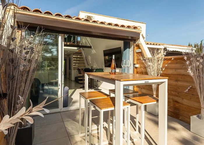 Villa Design 2 Chambres Terrasses Heliovillage - Village Naturiste *